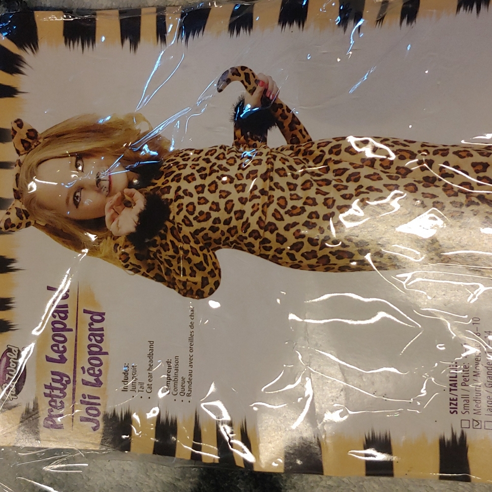 Fun World Pretty Leopard Costume Kids 8-10